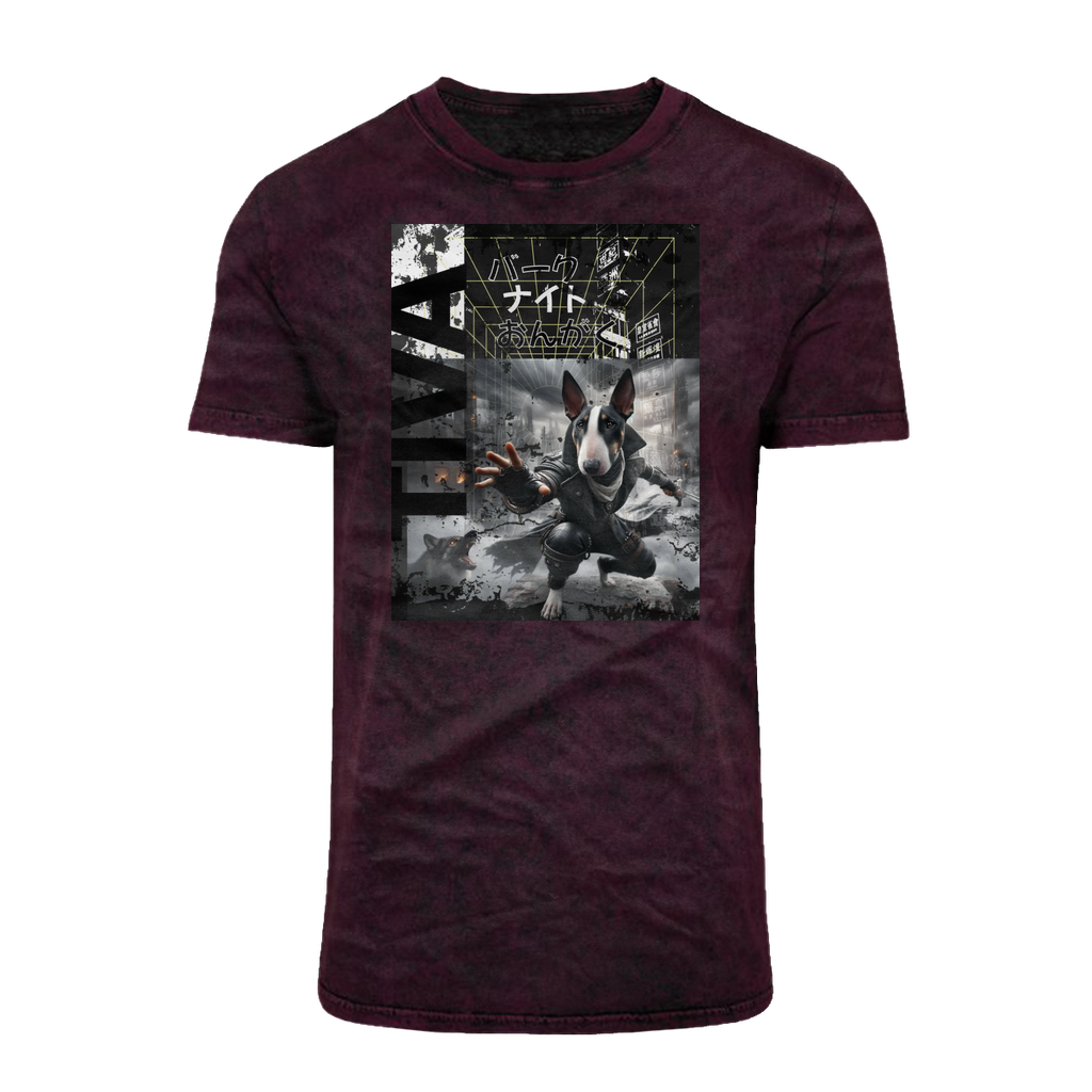 Bark knight Rising - Tiva collection Acid Washed T-Shirt