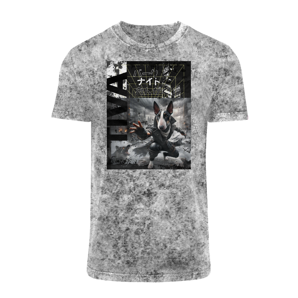 Bark knight Rising - Tiva collection Acid Washed T-Shirt