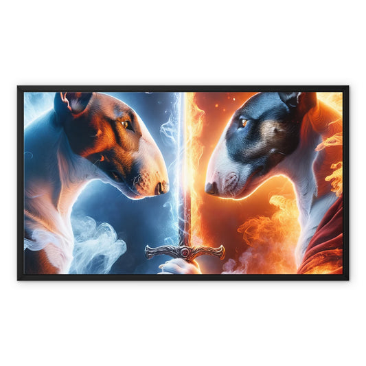 Fire n Ice Framed Canvas