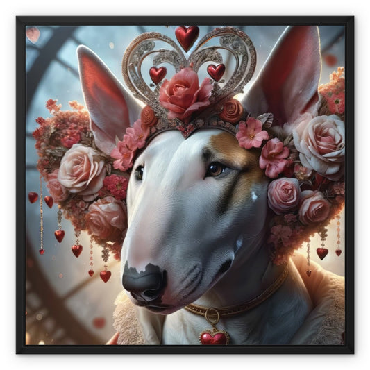 Valentine's Queen - February Framed Canvas